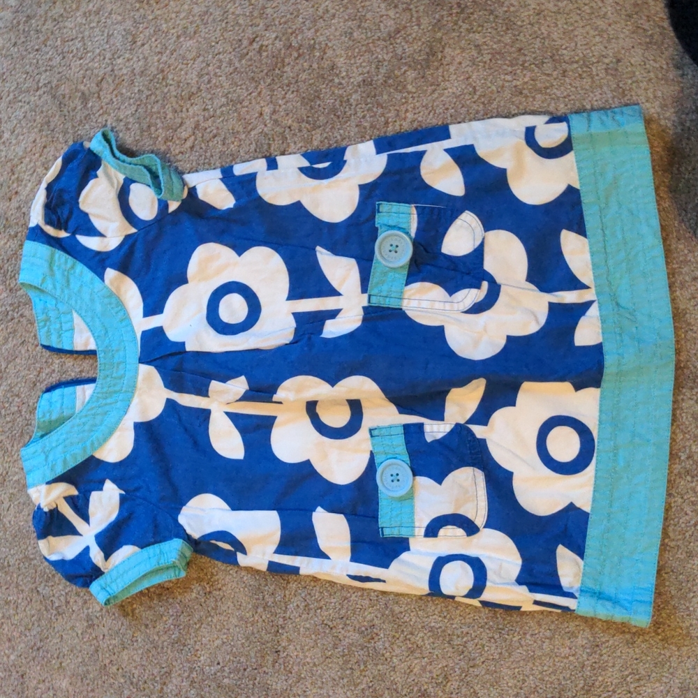 Mini Boden 3-4 flower dress